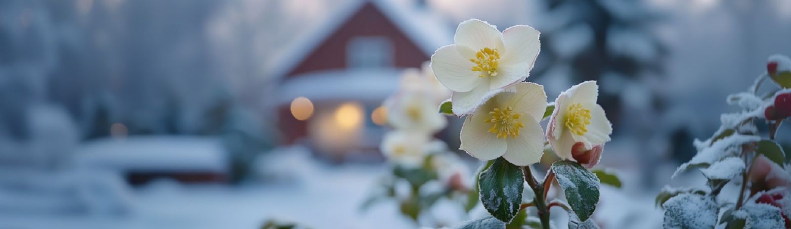 Hellébore, ou rose de Noël, la fleur de l'hiver